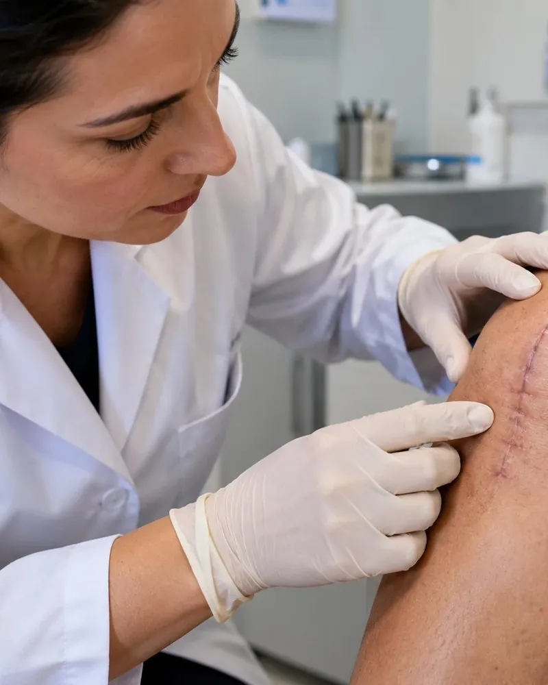 Avaliacao de cicatriz cirurgica no pos-operatorio